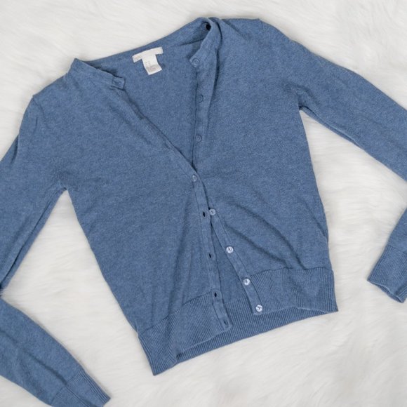H&M Sweaters - 3/$20 H&M Blue Button Cardigan